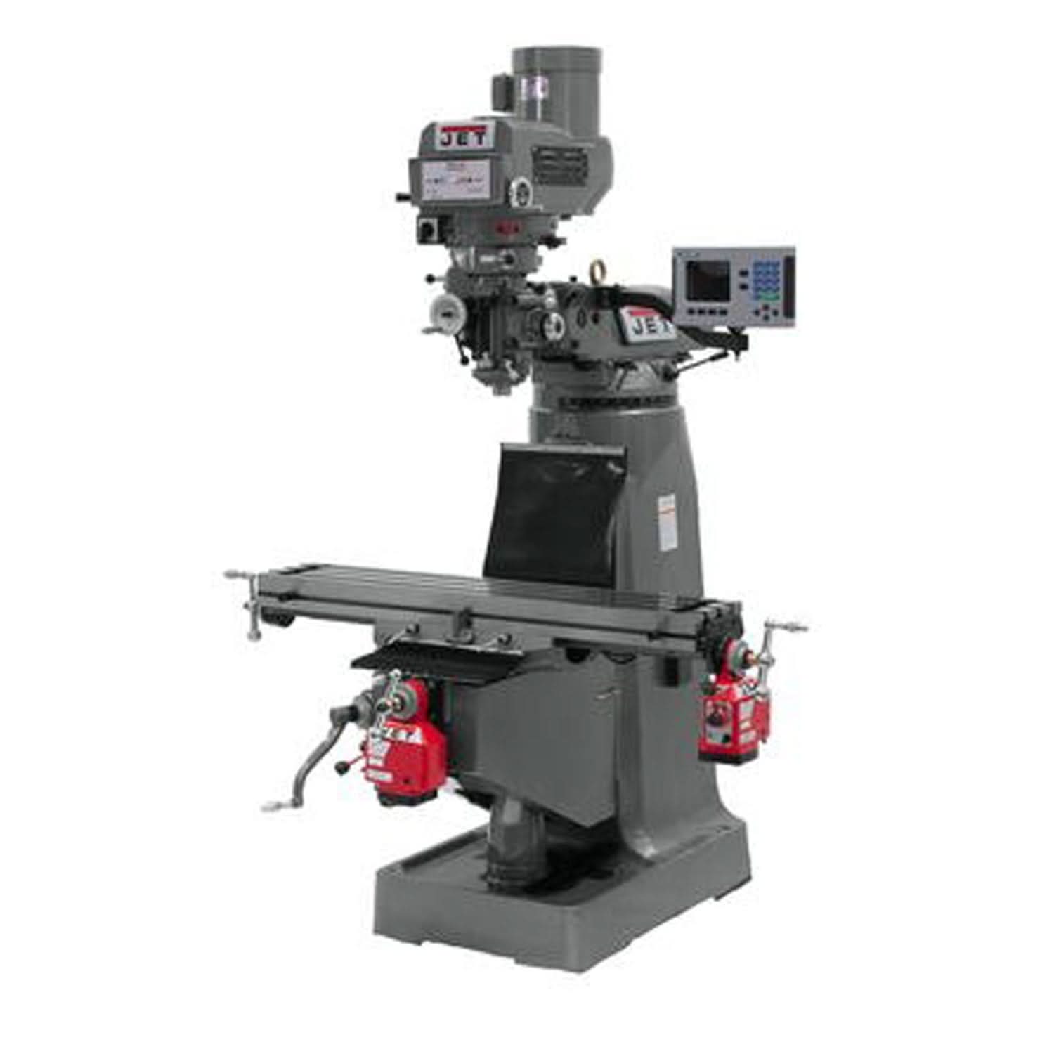 JET 690140 JTM-4VS Mill With 3-Axis ACU-RITE 203 DRO (Quill) With X and Y-Axis Powerfeeds