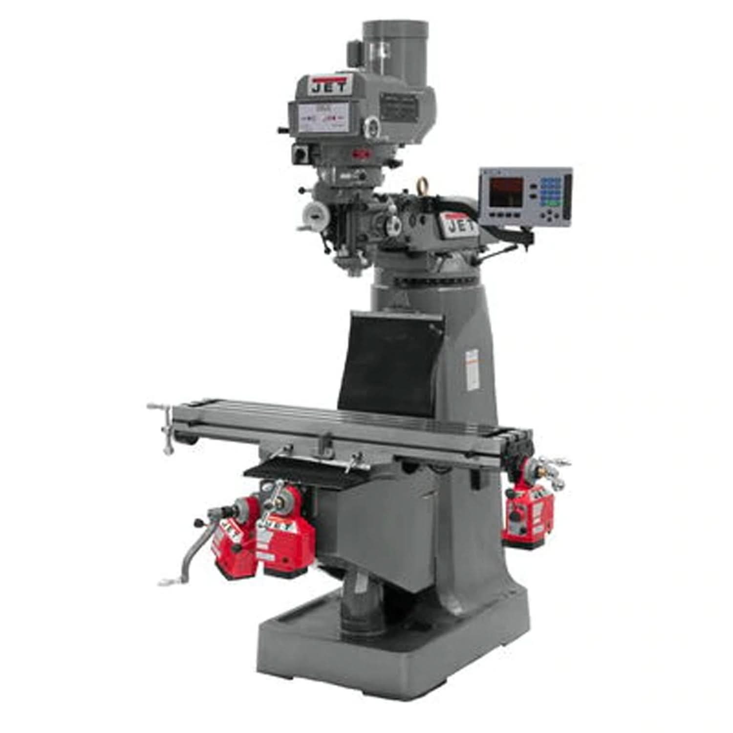 JET 690141 JTM-4VS Mill With 3-Axis ACU-RITE 203 DRO (Quill) With X,Y and Z-Axis Powerfeeds