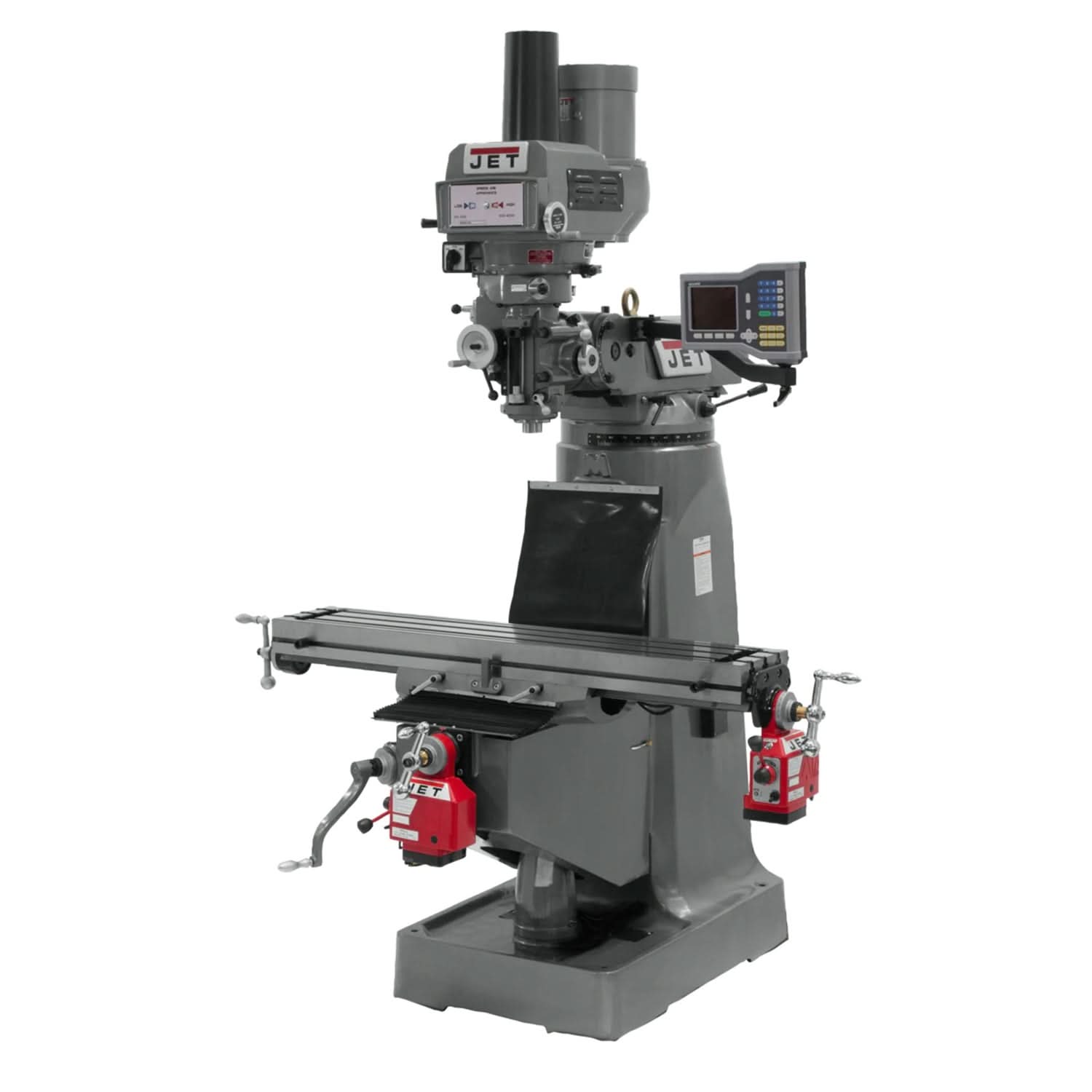 JET 690422 JTM-4VS-1 Mill With ACU-RITE 203 DRO With X and Y-Axis Powerfeeds and Power Draw Bar