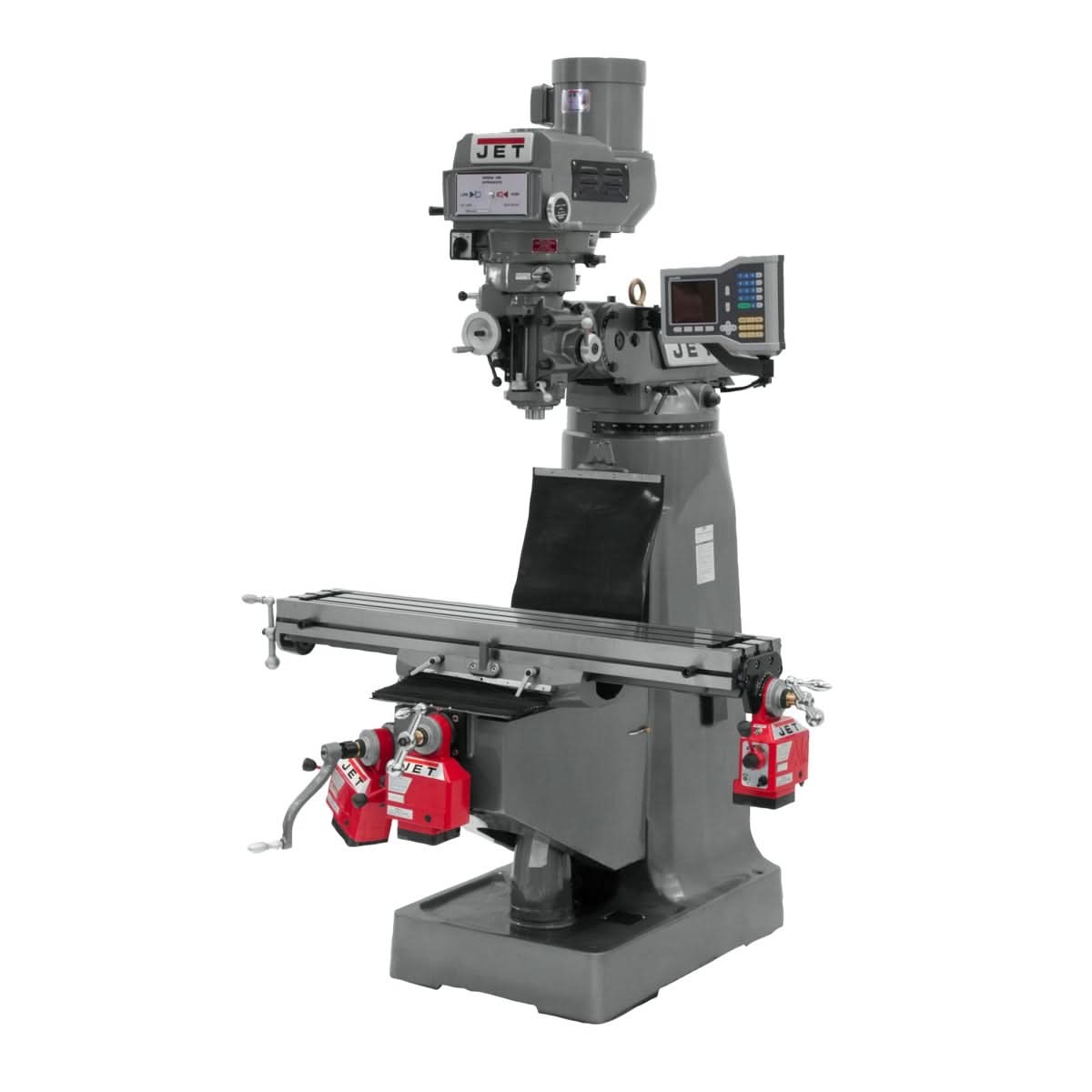 JET 690424 JTM-4VS-1 Mill With 3-Axis ACU-RITE 203 DRO (Knee) With X, Y and Z-Axis Powerfeeds