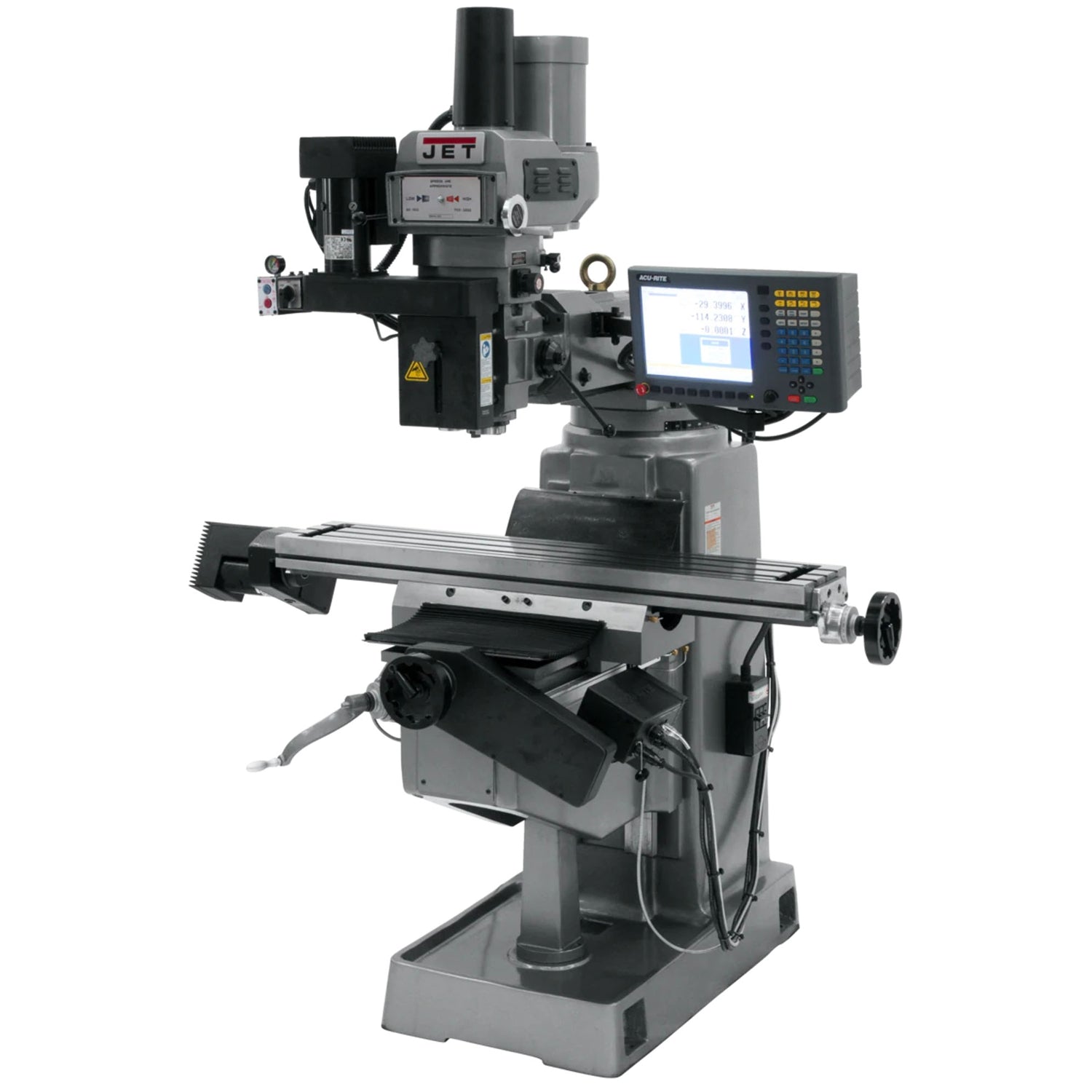 JET 690948 JTM-4VS Mill With 3-Axis Acu-Rite MilPwr G2 CNC Controller