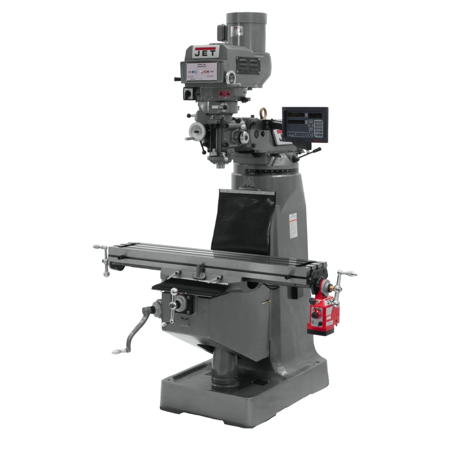 JET 691087 JTM-4VS-1 Mill With Newall DP700 DRO With X-Axis Powerfeed