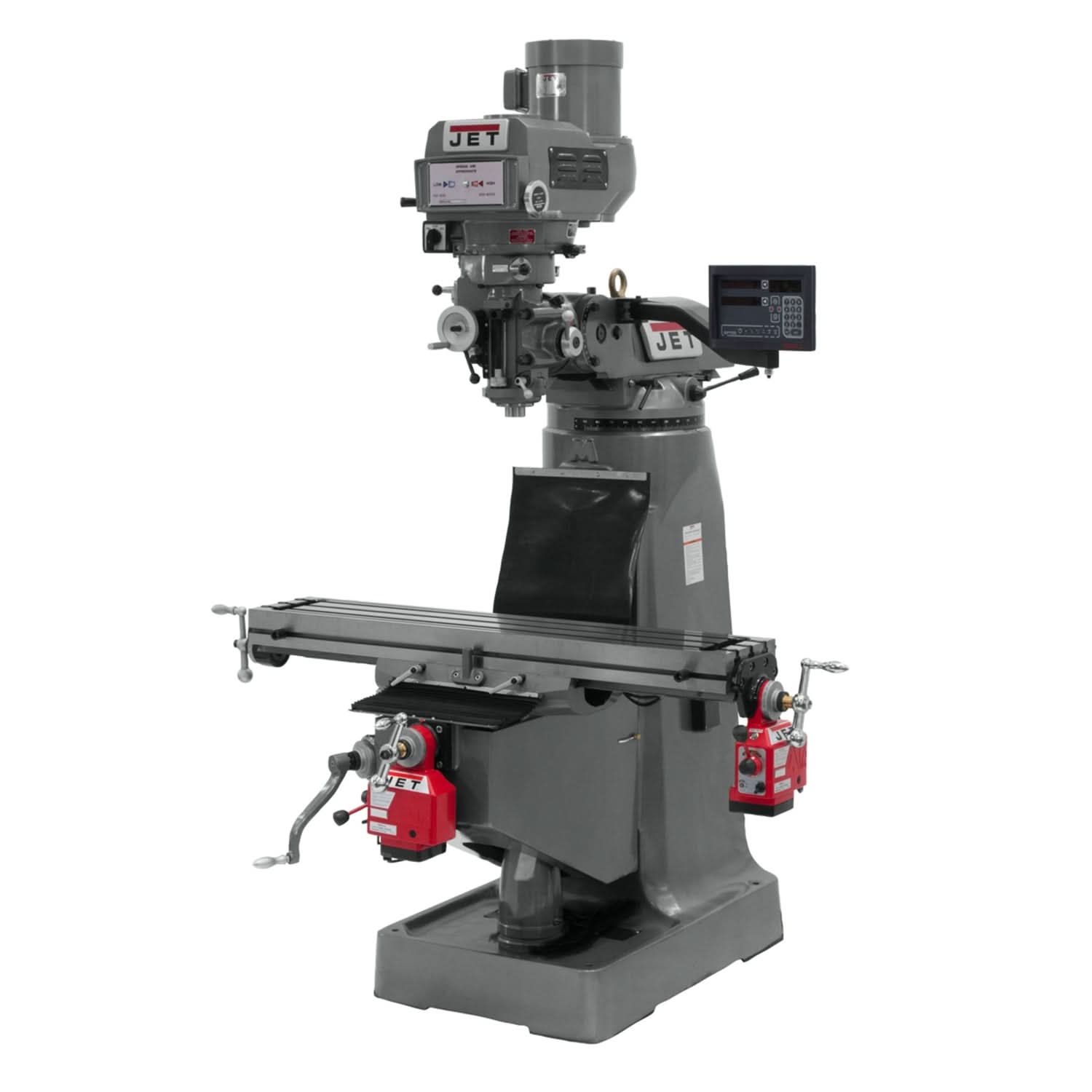 JET 691201 JTM-4VS Mill With Newall DP700 DRO With X and Y-Axis Powerfeeds