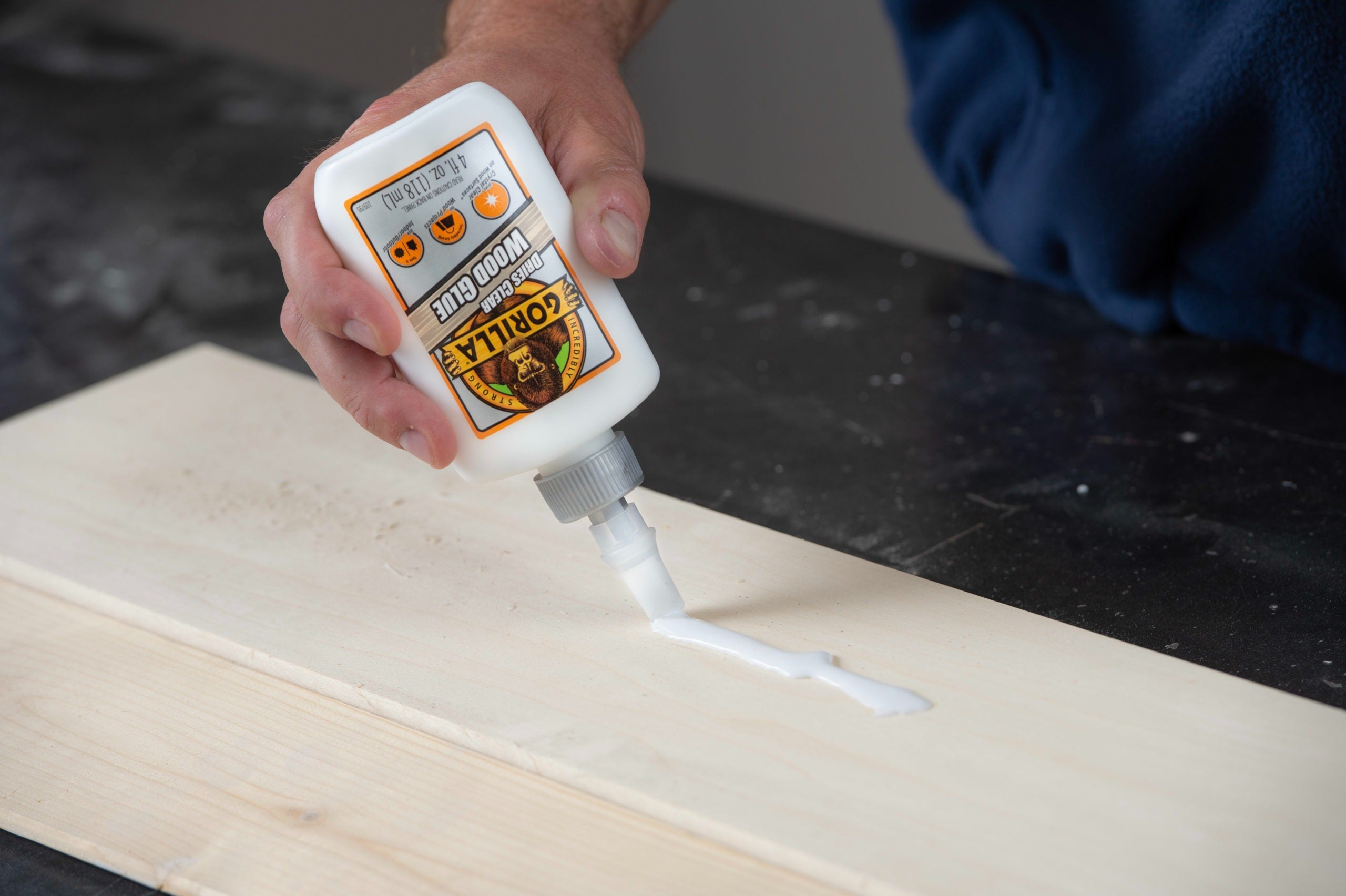 Gorilla Glue Wood Glue Dries Clear, 4-fl.oz. (109788)