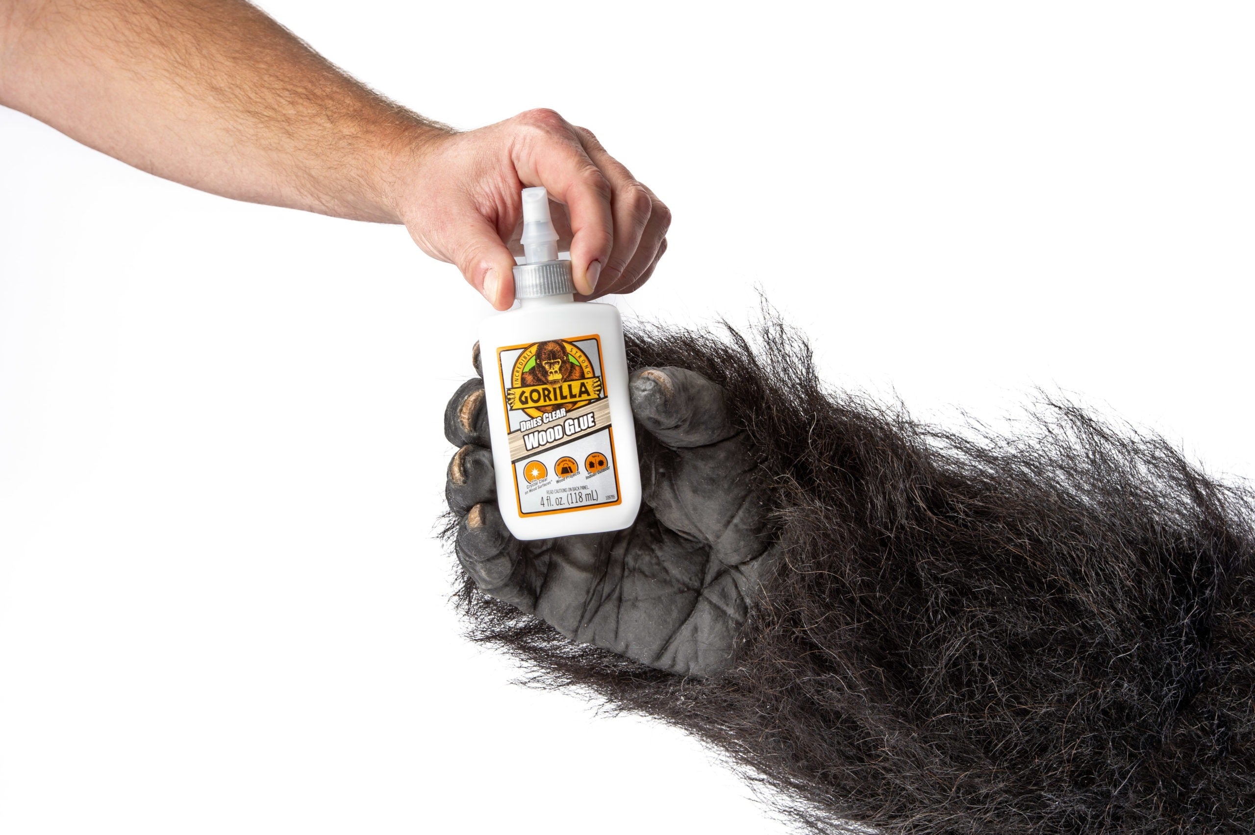 Gorilla Glue Wood Glue Dries Clear, 4-fl.oz. (109788)