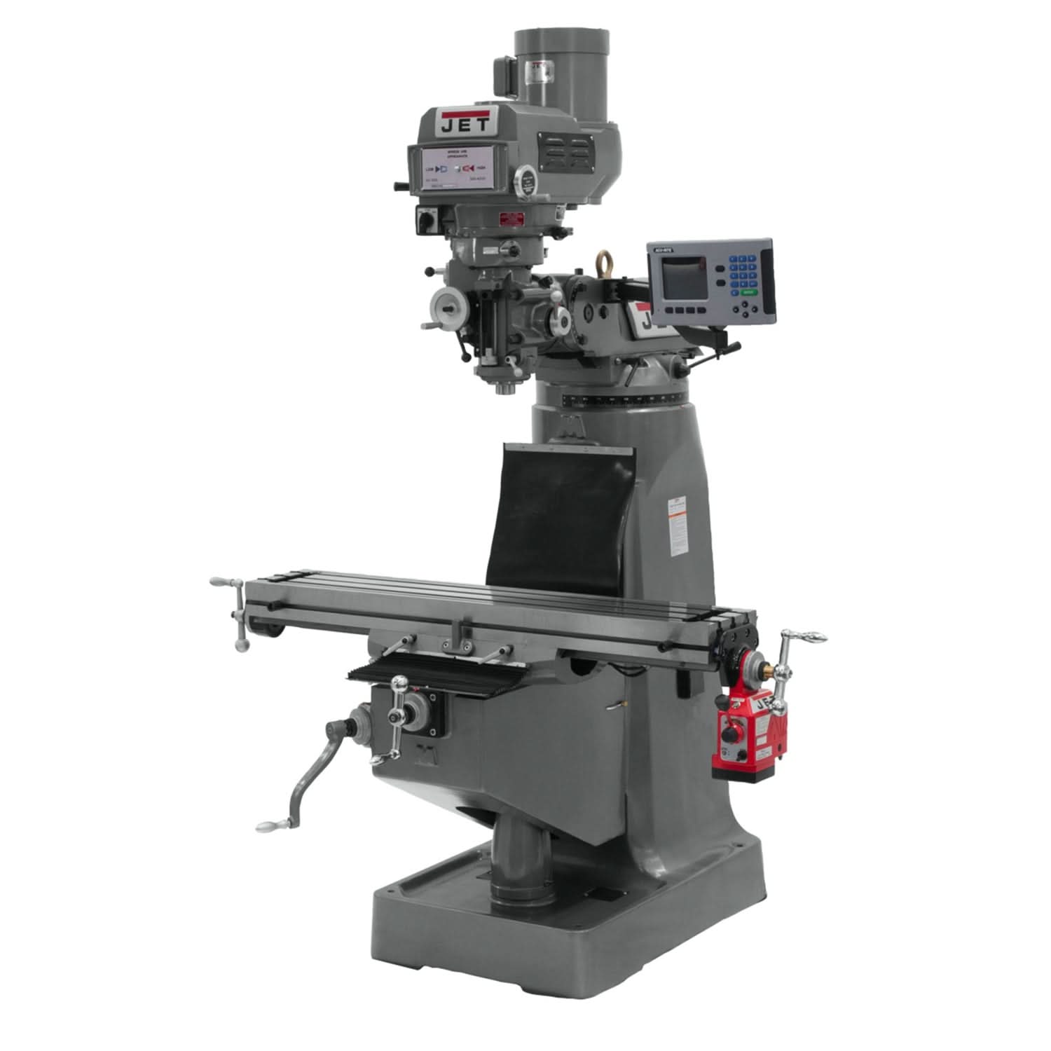 JET 691411 JTM-4VS-1 Mill With 3-Axis ACU-RITE 203 DRO (Knee) With X-Axis Powerfeed