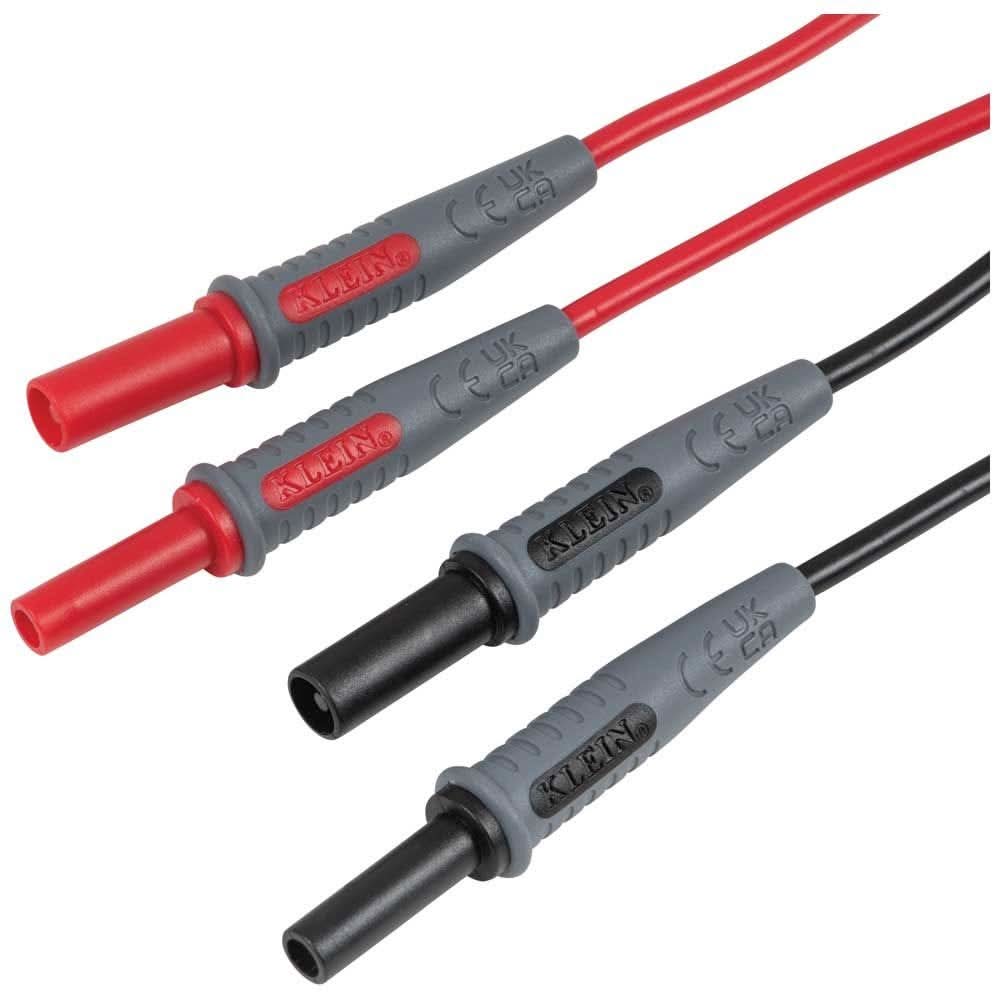Klein Tools 69359 Red and Black Lead Adapters, 3 ft.