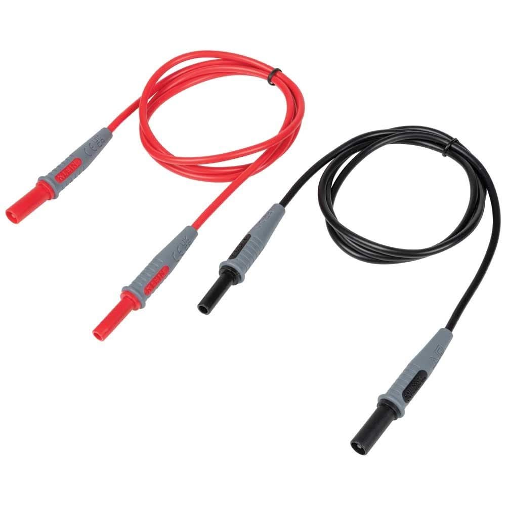 Klein Tools 69359 Red and Black Lead Adapters, 3 ft.