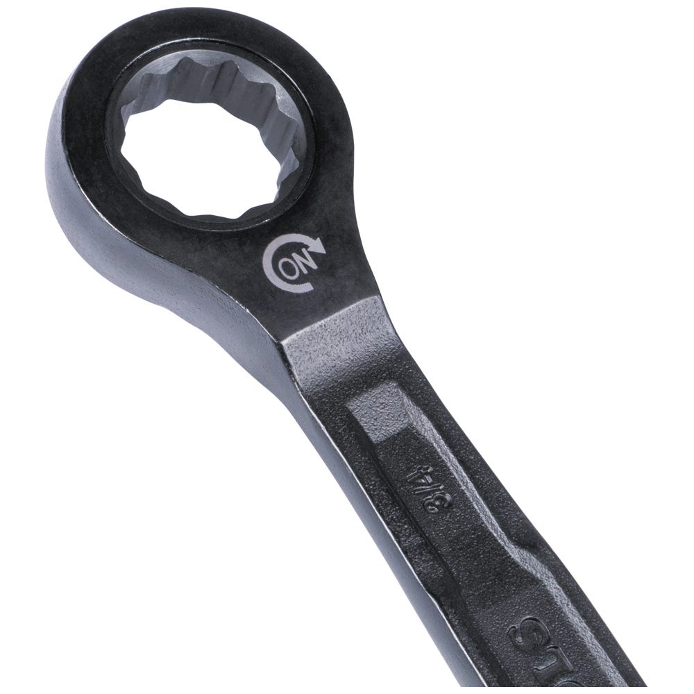 Klein Tools 69408G 8-Piece 90-Tooth Ratcheting Combo Wrench Set, SAE