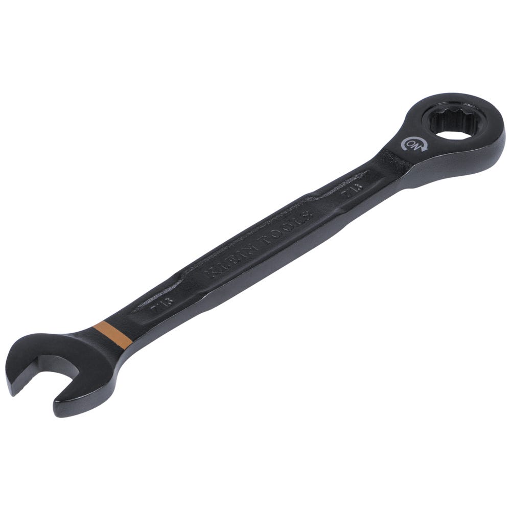 Klein Tools 69408G 8-Piece 90-Tooth Ratcheting Combo Wrench Set, SAE