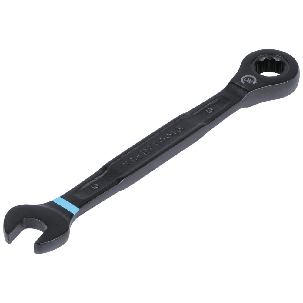 Klein Tools 69408MG 8-Piece 90-Tooth Ratcheting Combo Wrench Set, Metric