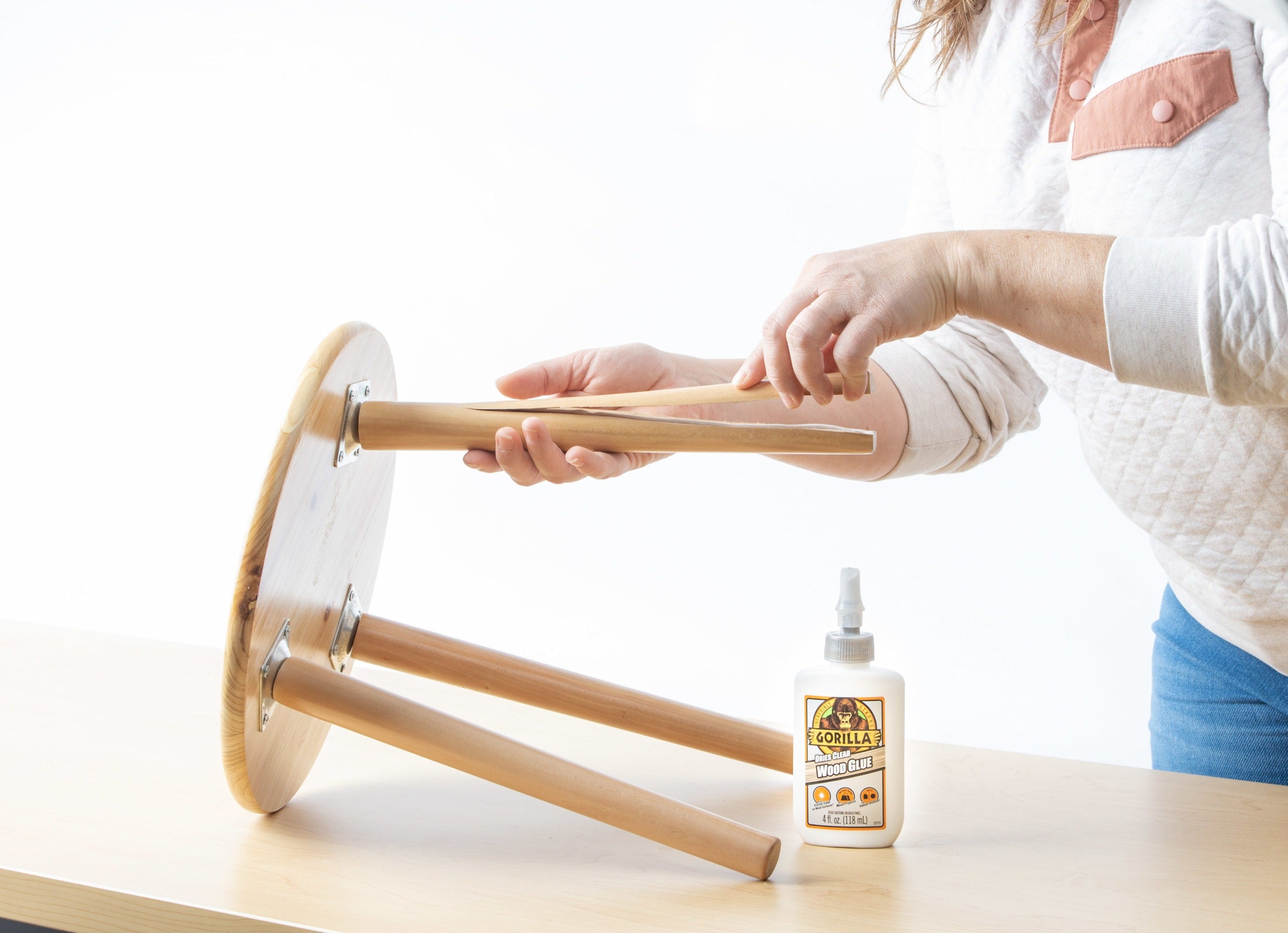 Gorilla Glue Wood Glue Dries Clear, 4-fl.oz. (109788)