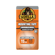 Gorilla Glue Clear Mounting Tape 15-lbs., 1-in. x 60-in. (6065003)