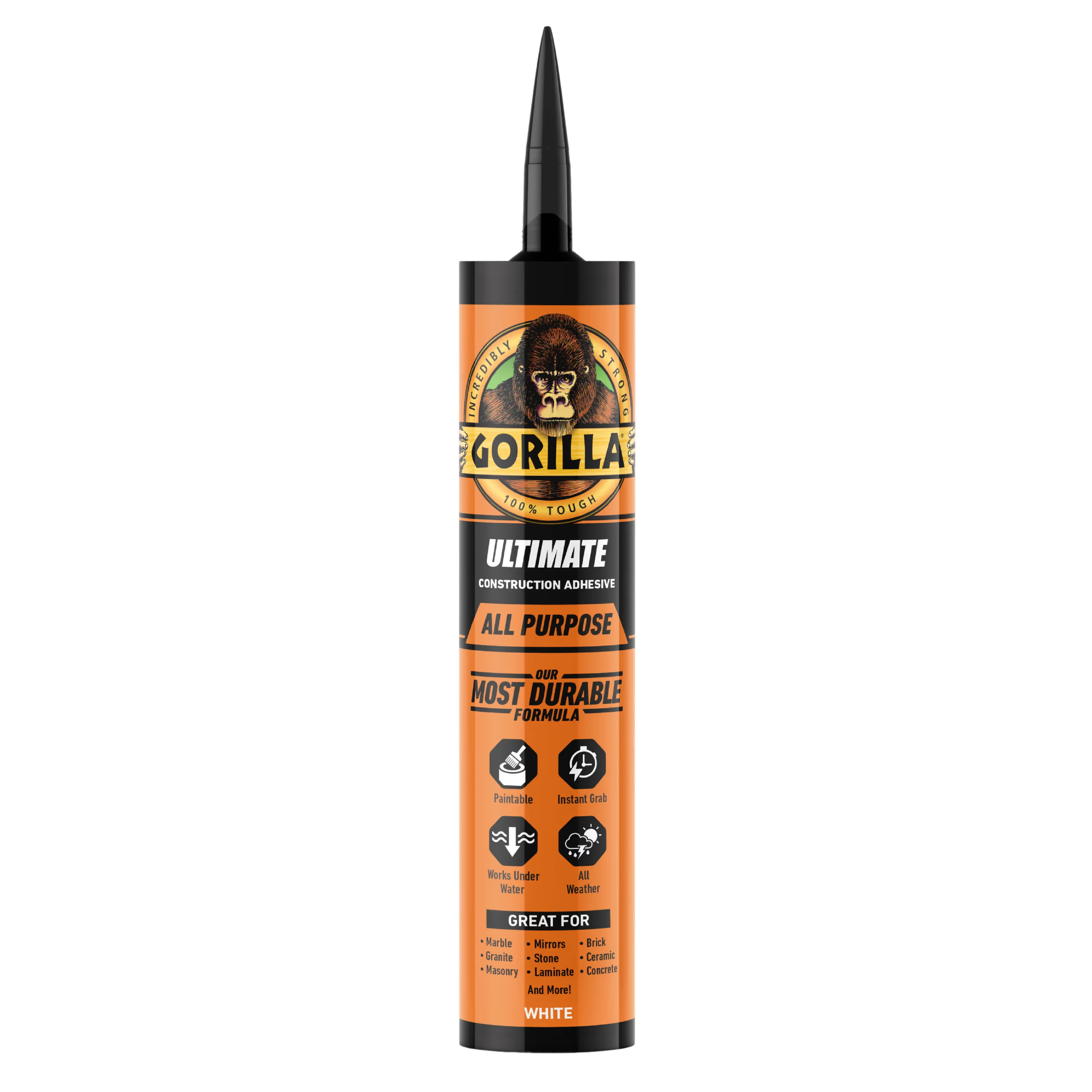 Gorilla Glue Construction Adhesive HD Ultimate, 9-oz. Tube (8008002)