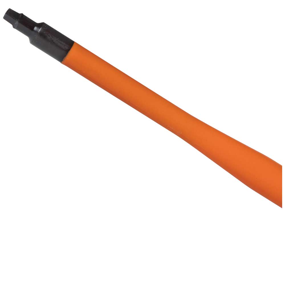 Klein slim-tip insulated square #1 screwdriver tip detail