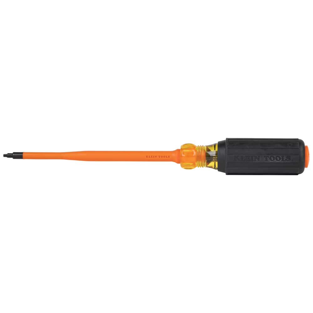 Klein slim-tip insulated square #1 screwdriver front view