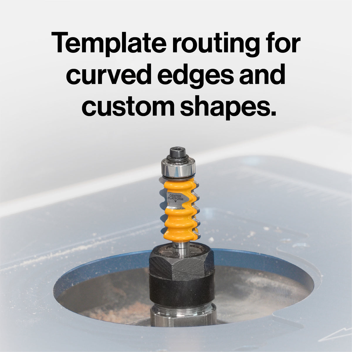 Micro Jig FITFINDER 3/4-in. Wave Reversible Glue Joint Router Bit, 1/4-in. Shank - image 2