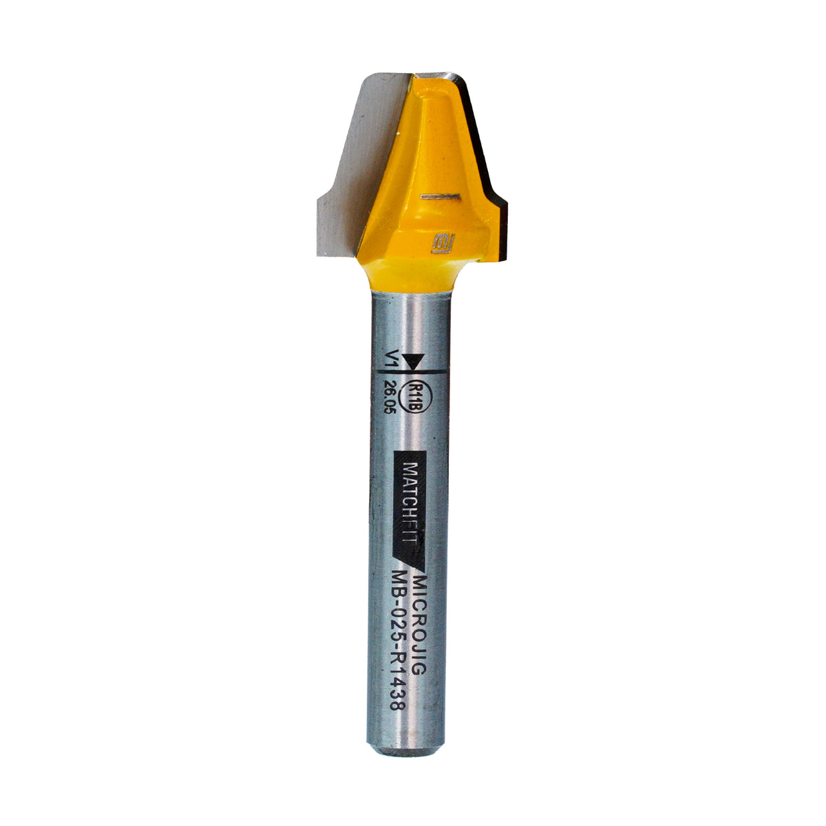 Micro Jig MATCHFIT 14-Degree Reversed Dovetail Router Bit, 1/4-in. Shank