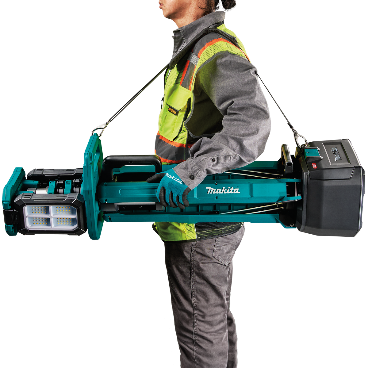 Makita 40V max XGT / 18V LXT 15,000-Lumen Cordless Tower Work Light, Tool Only feature detail (ML014G)