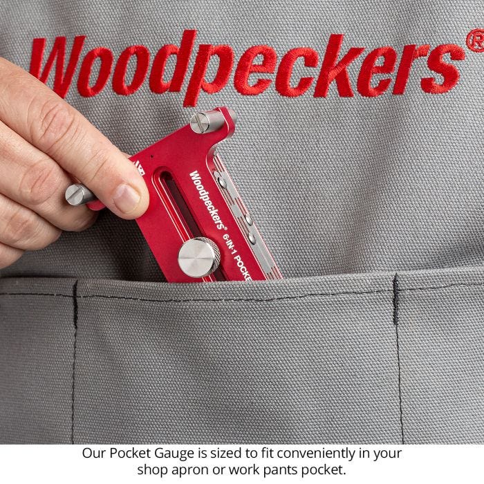 Woodpeckers 6N1SHOP-24 6-IN-1 Shop Gauge w/ Rack-It