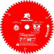 Diablo D0760UXA Wood Demon 7-1/4-in. x 60-Teeth Ultimate Finish Carbide Saw Blade for Wood