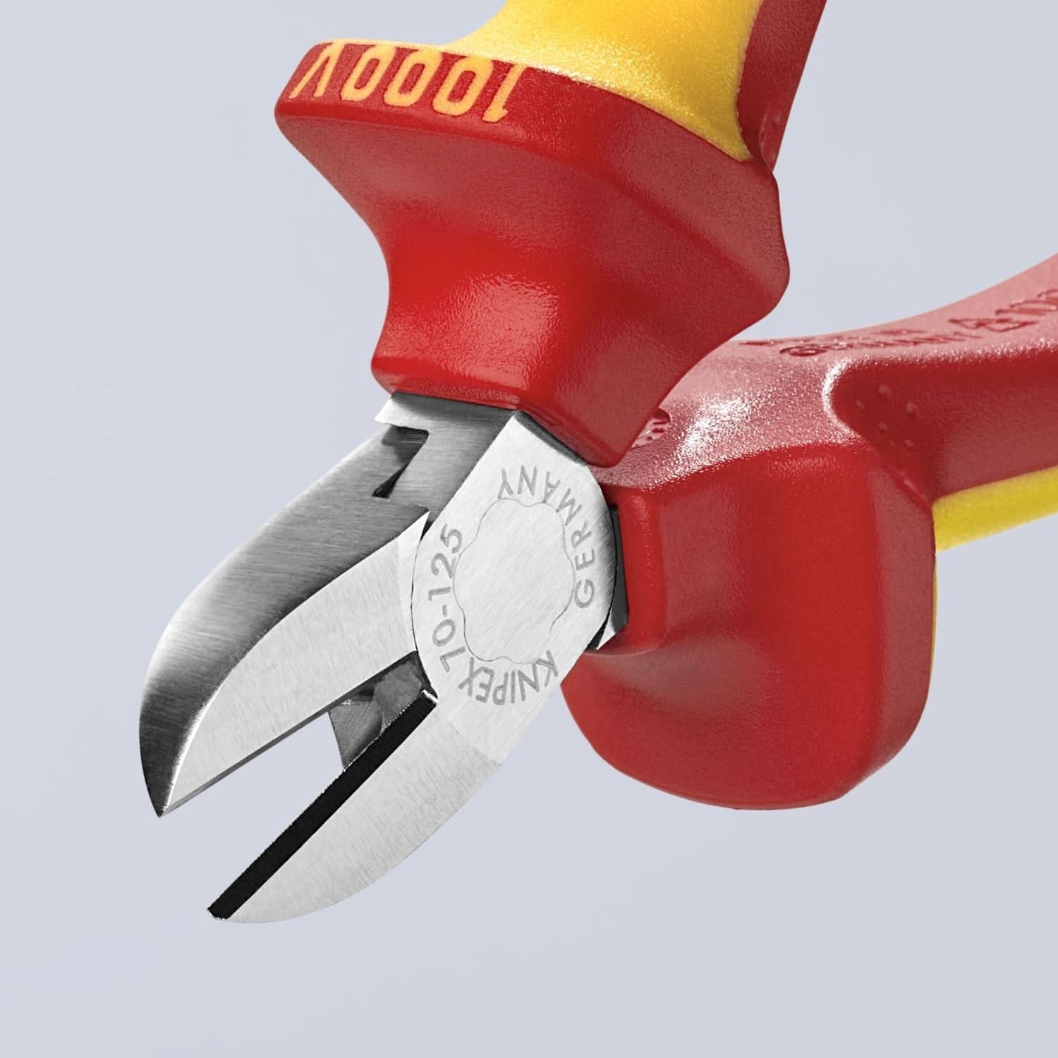 Knipex 70 06 125 Diagonal Cutters-1000V Insulated