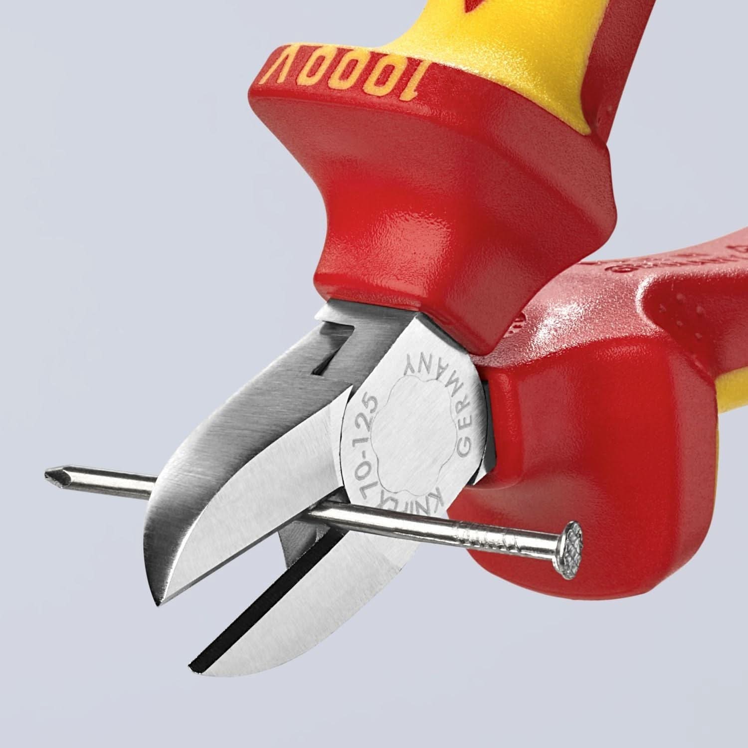 Knipex 70 06 125 Diagonal Cutters-1000V Insulated
