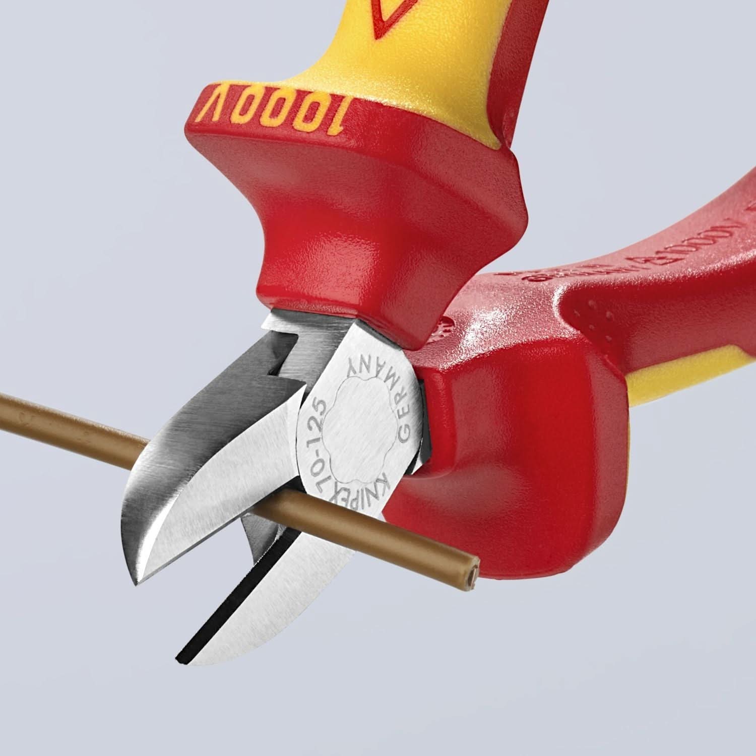 Knipex 70 06 125 Diagonal Cutters-1000V Insulated
