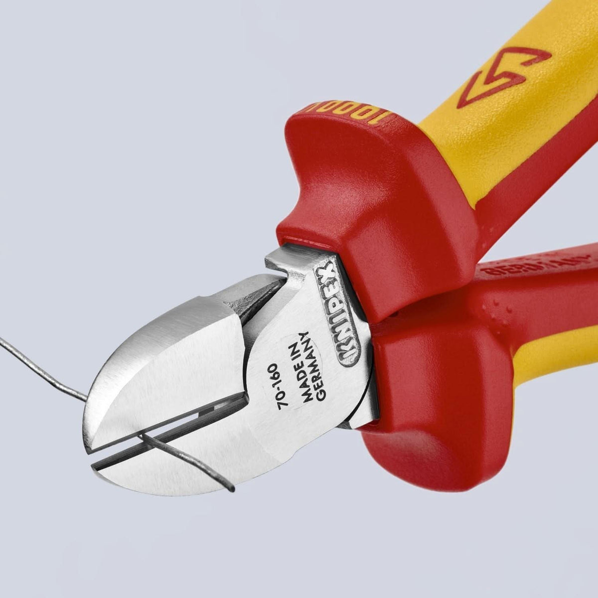 Knipex 70 06 160 T Diagonal Cutters-1000V Insulated-Tethered Attachment