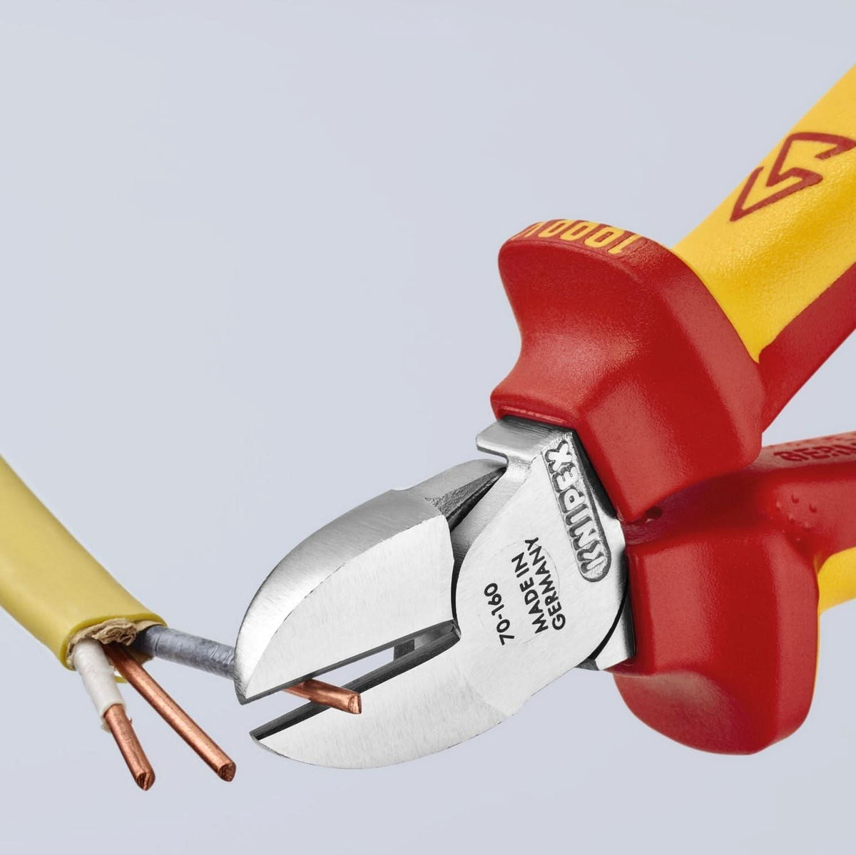Knipex 70 06 160 T Diagonal Cutters-1000V Insulated-Tethered Attachment