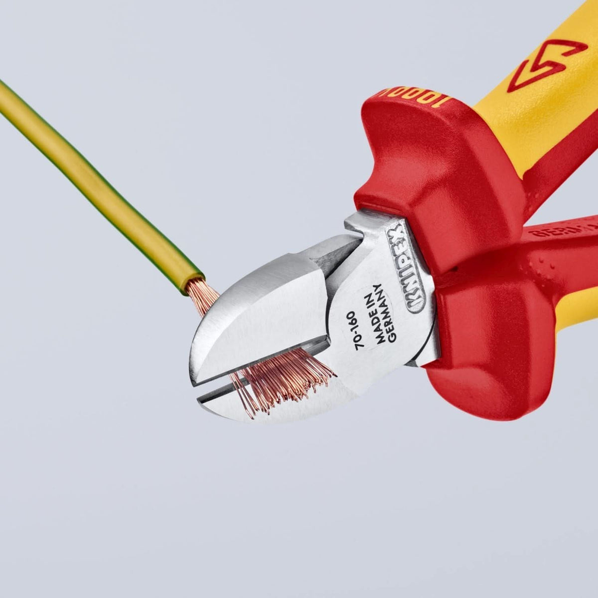 Knipex 70 06 160 T Diagonal Cutters-1000V Insulated-Tethered Attachment