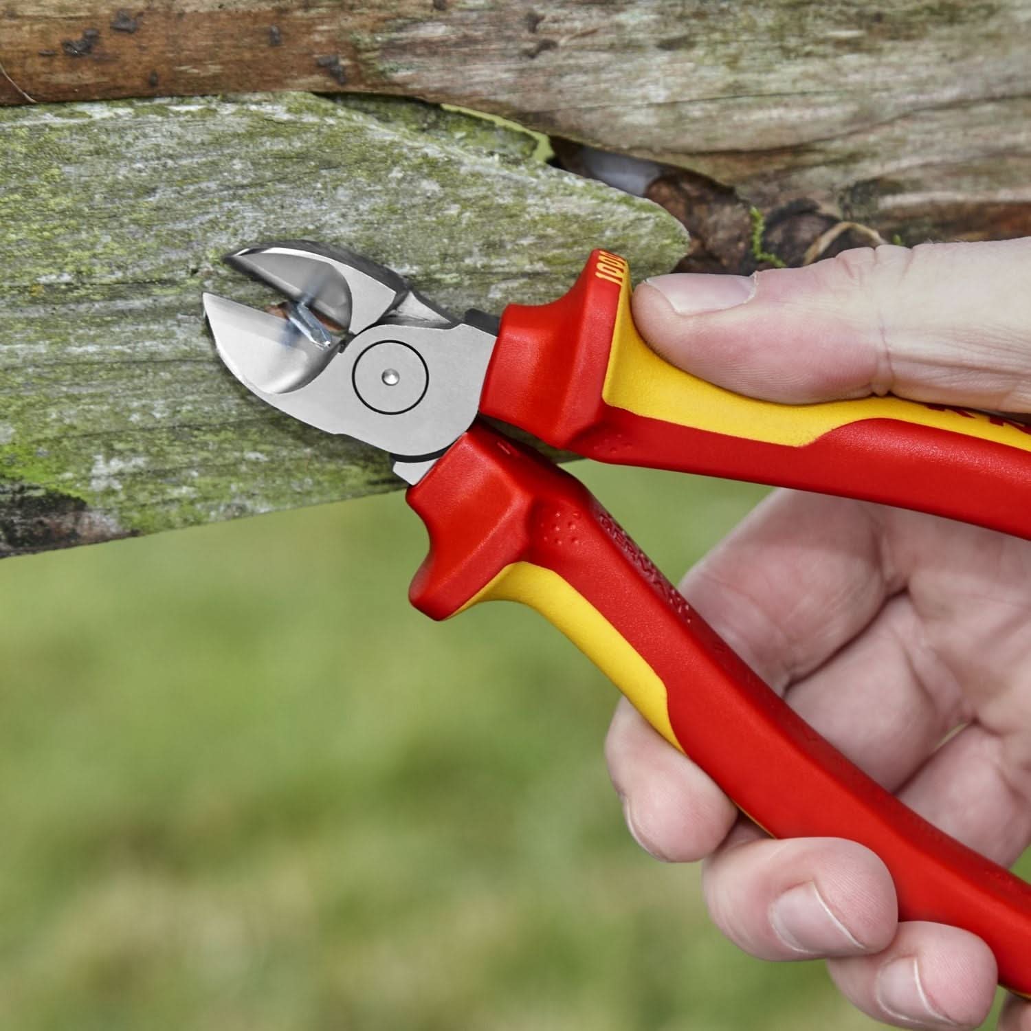 Knipex 70 06 160 T Diagonal Cutters-1000V Insulated-Tethered