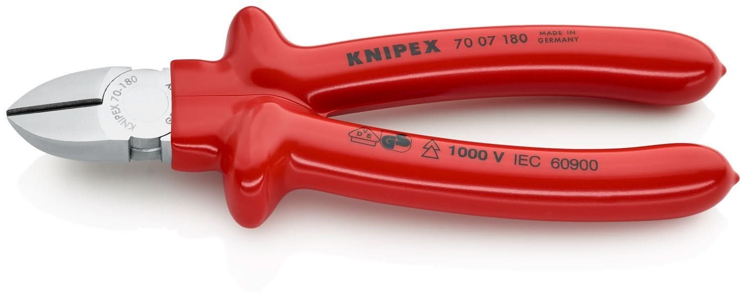 Knipex 70 07 180 Diagonal Cutters-1000V Insulated