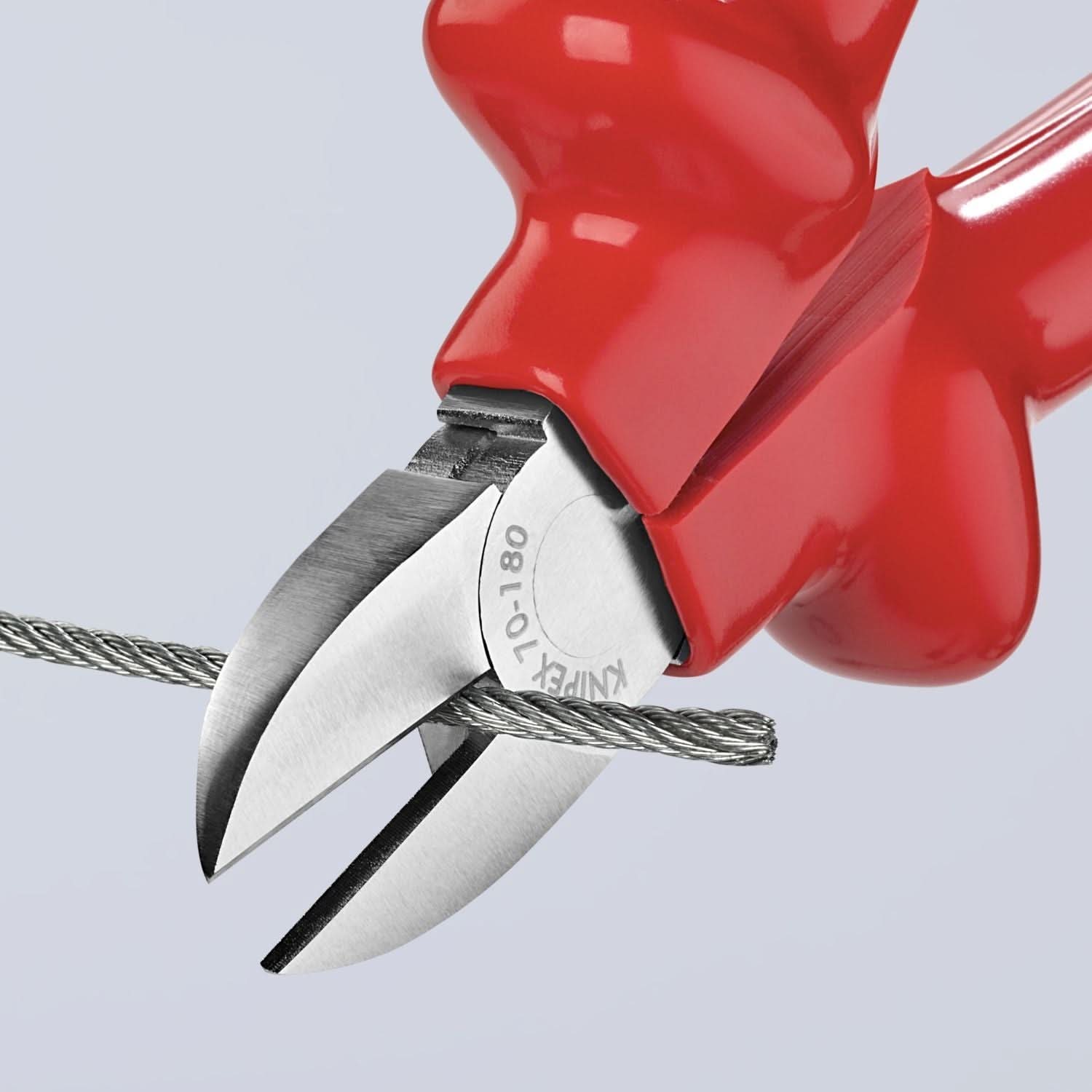 Knipex 70 07 180 Diagonal Cutters-1000V Insulated