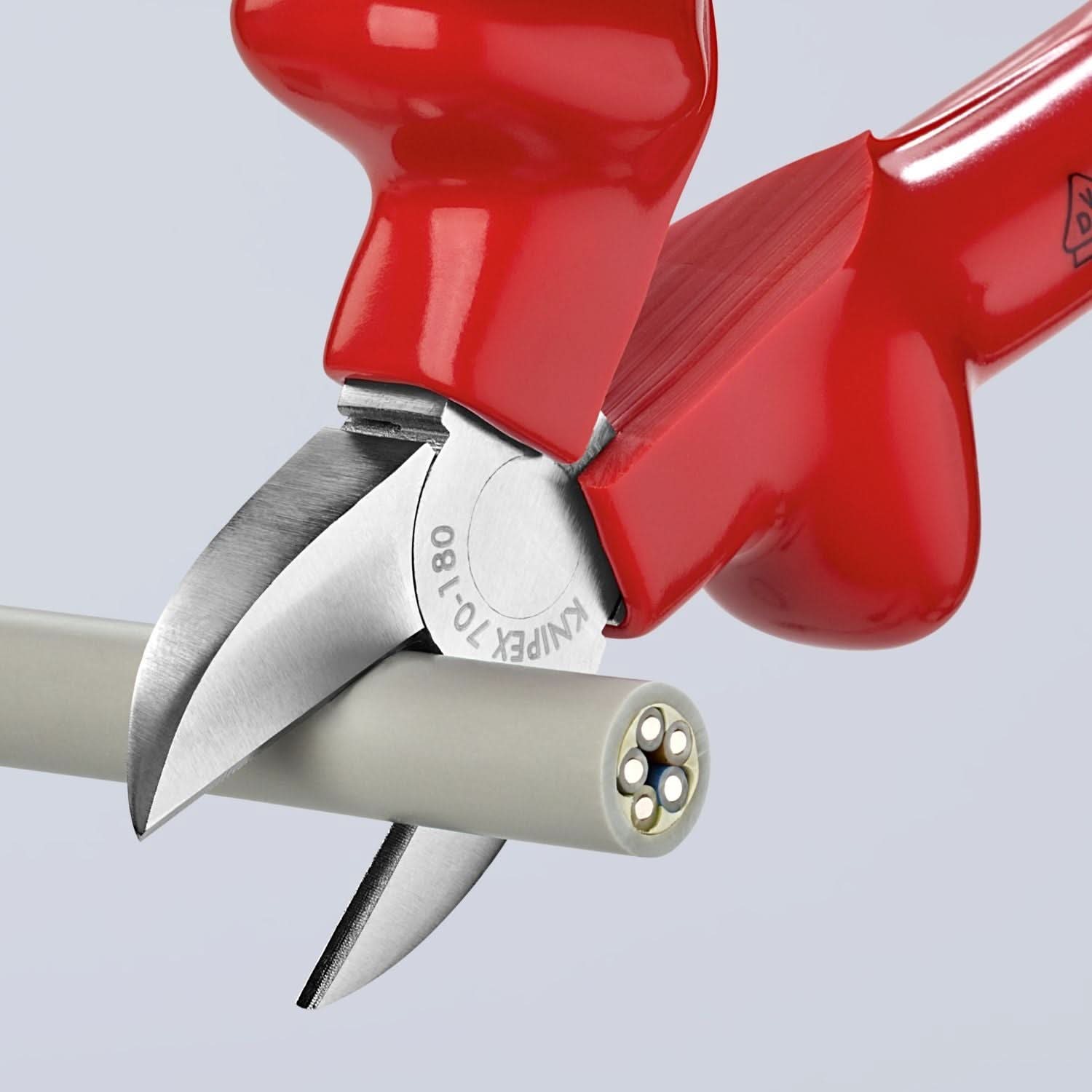 Knipex 70 07 180 Diagonal Cutters-1000V Insulated