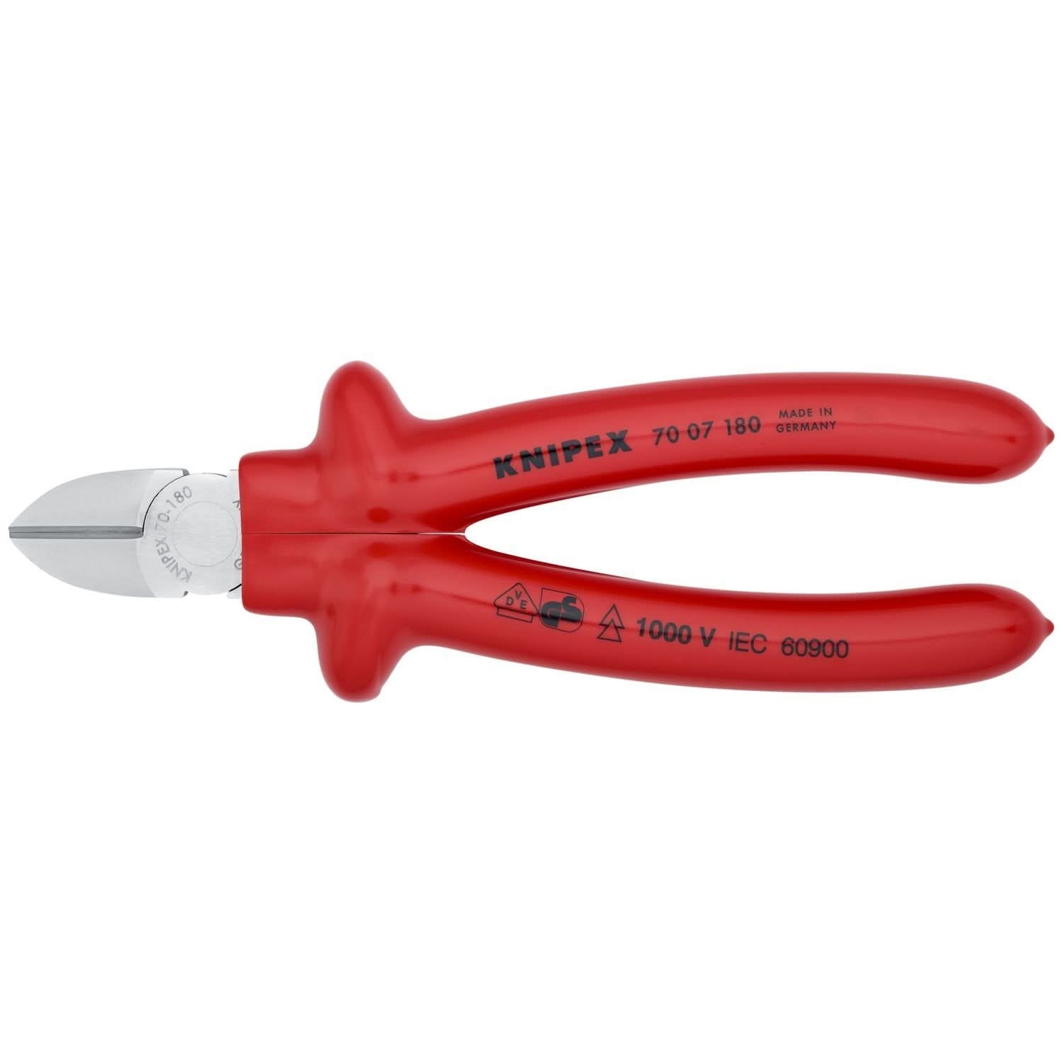Knipex 70 07 180 Diagonal Cutters-1000V Insulated