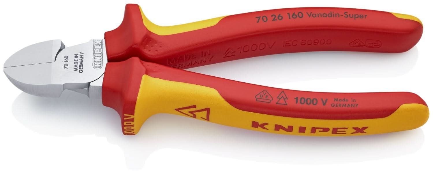 Knipex 70 26 160 Diagonal Cutters-1000V Insulated