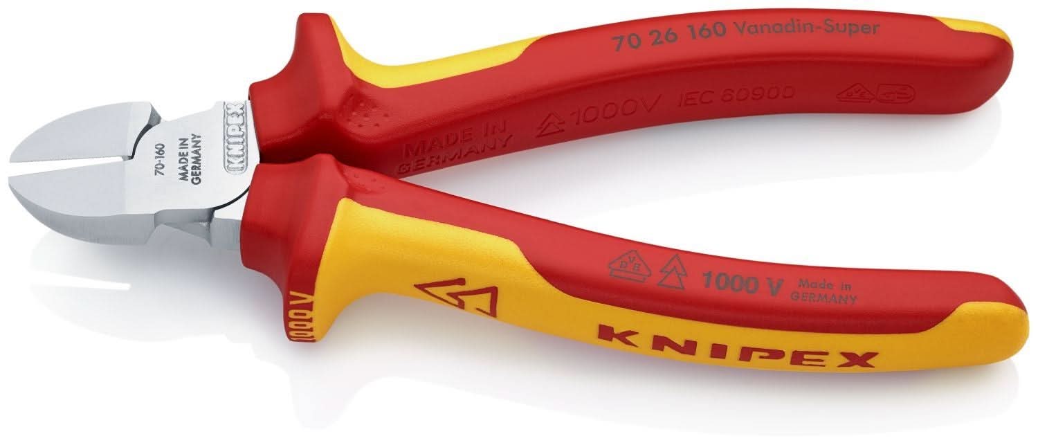 Knipex 70 26 160 Diagonal Cutters-1000V Insulated
