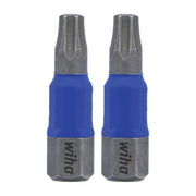 Wiha 70020 TerminatorBlue Impact Bit, Torx T25, 1 in. (2-Pack)