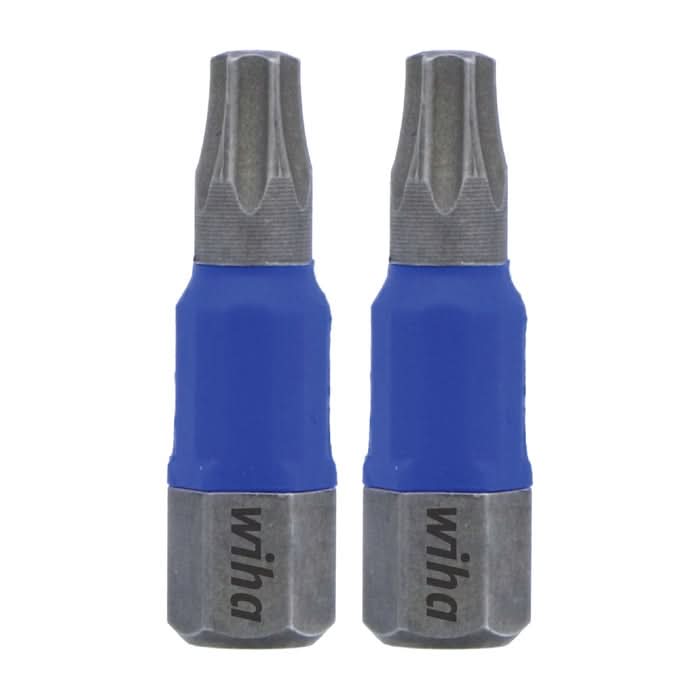 Wiha 70020 TerminatorBlue Impact Bit, Torx T25, 1 in. (2-Pack)