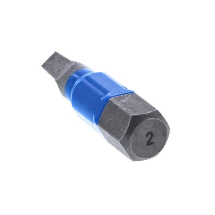 Wiha 70065 TerminatorBlue Impact Bit, Square #2, 1 in. (20-Pack)
