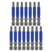 Wiha 70265 TerminatorBlue Impact Bit, Square #2, 2 in. (15-Pack)