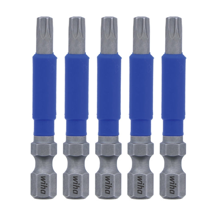 Wiha 70277 TerminatorBlue Impact Bit, Torx T25, 2 in. (5-Pack)