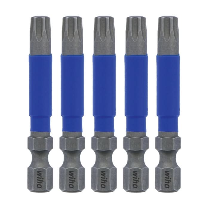 Wiha 70279 TerminatorBlue Impact Bit, Torx T30, 2 in. (5-Pack)