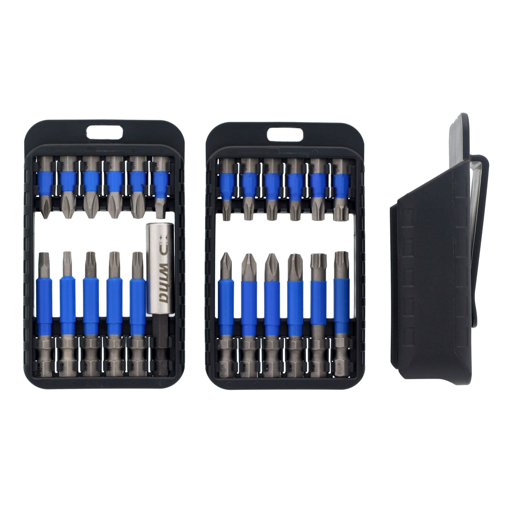 Wiha 70289 24-Piece TerminatorBlue Impact Driver Bit Set w/ Belt Wiha 70289 24-Piece TerminatorBlue Impact Driver Bit Set w/ Belt