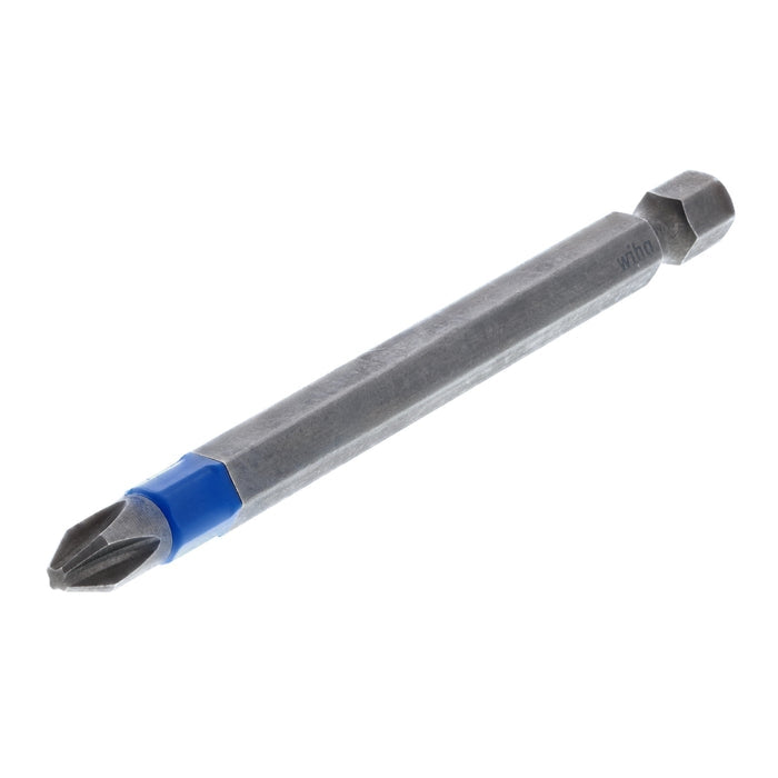 Wiha 70302 TerminatorBlue Impact Bit, Phillips #2, 3.5 in. (2-Pack)