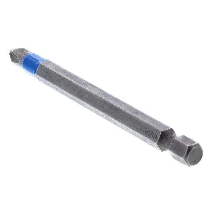Wiha 70302 TerminatorBlue Impact Bit, Phillips #2, 3.5 in. (2-Pack)