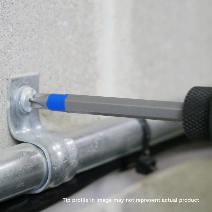 Wiha 70302 TerminatorBlue Impact Bit, Phillips #2, 3.5 in. (2-Pack)