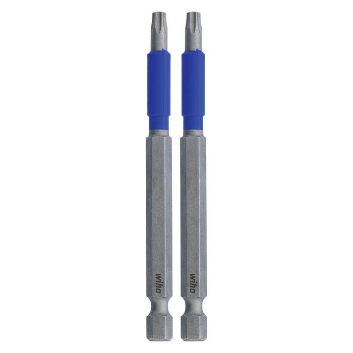 Wiha 70320 TerminatorBlue Impact Bit, Torx T25, 3.5 in. (2-Pack)