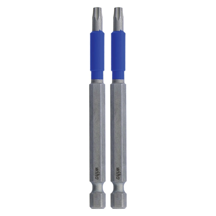 Wiha 70322 TerminatorBlue Impact Bit, Torx T30, 3.5 in. (2-Pack)